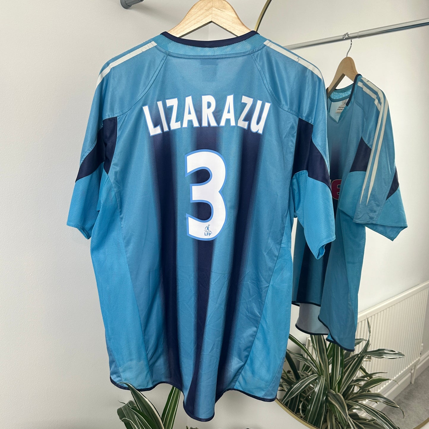Marseille Home Lizarazu #3 2004/05 Size XL