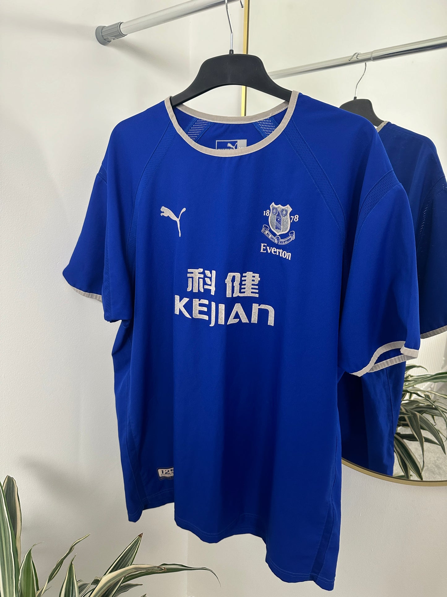 Everton Home 2003/4 Wayne Rooney #18 Authentic XL