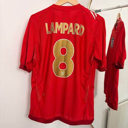 England Away Frank Lampard #8 2006/08 Size L*Mint*