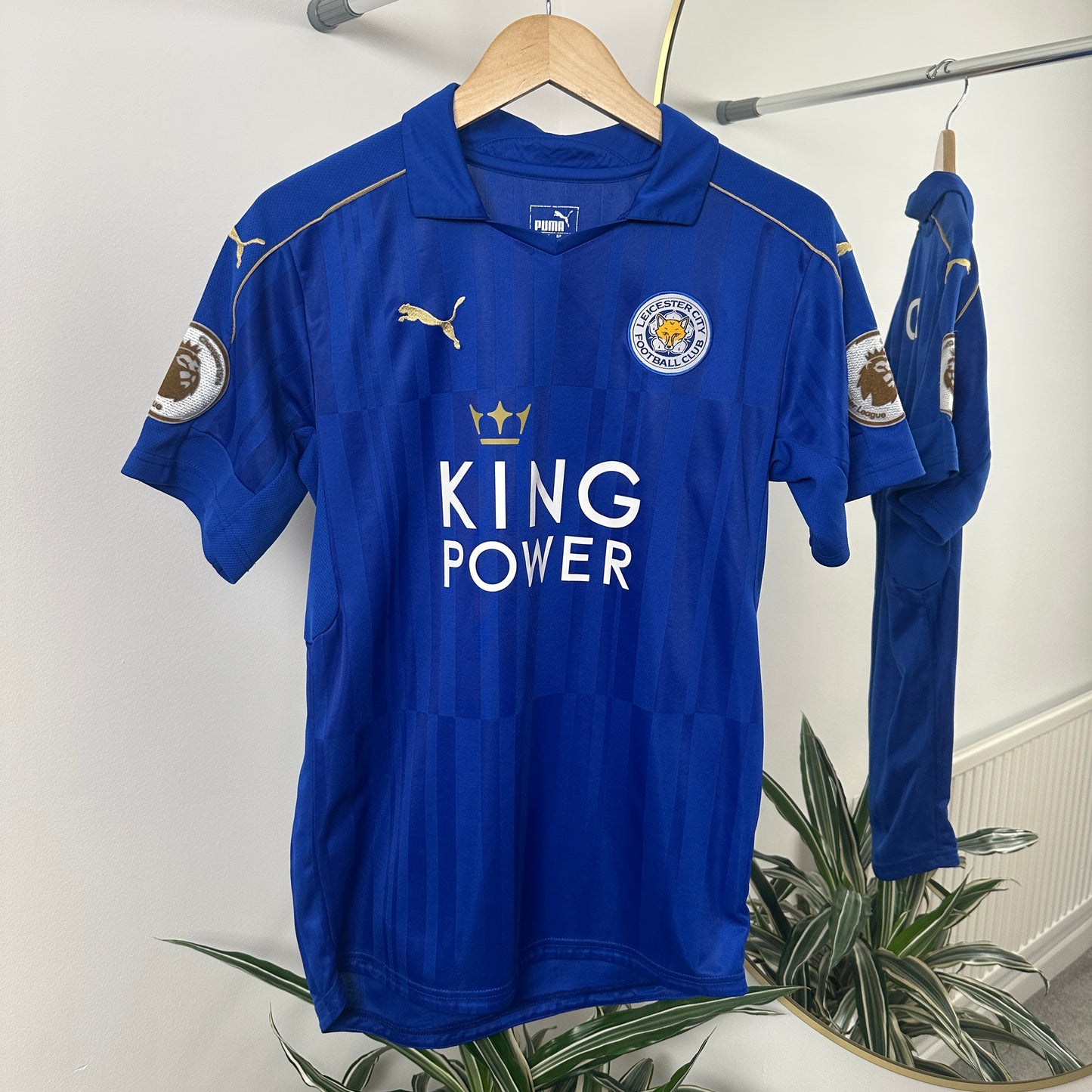 Leicester City Away Vardy 2016/17 Size M