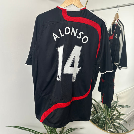 Liverpool Xabi Alonso Third 2007/08 Size XL
