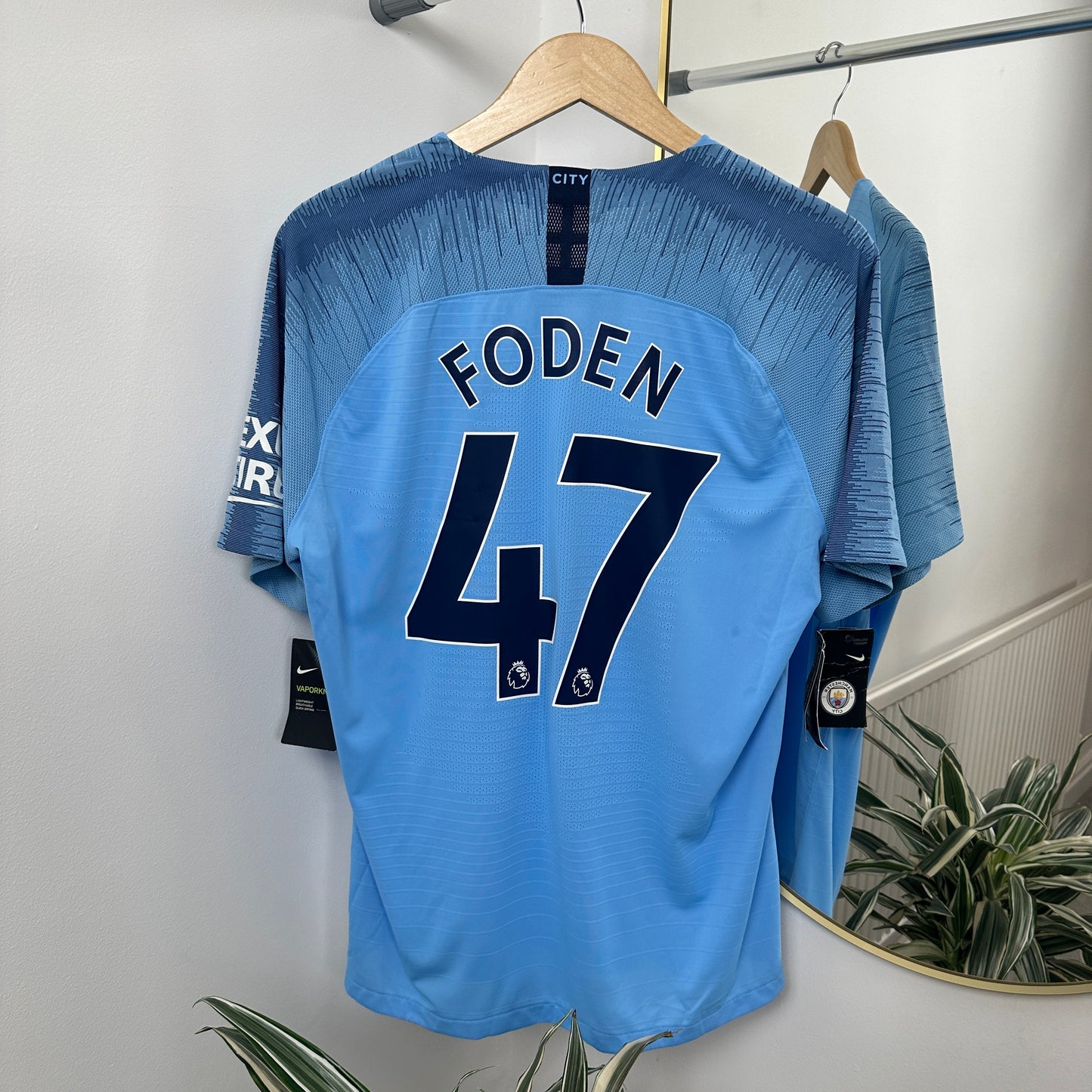 2018/19 Manchester City Phil Foden Vaporknit Home shirt Size XL BNWT 894418-489 Nike