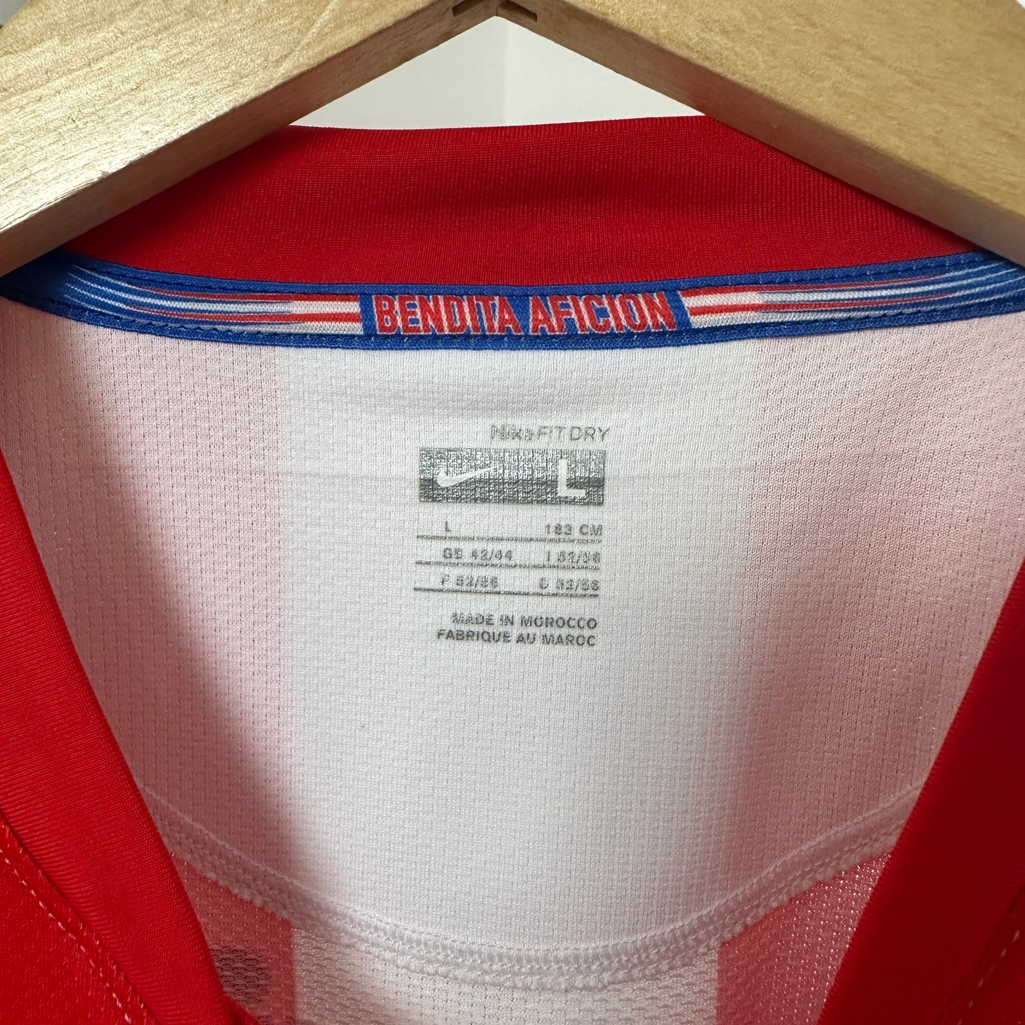 Atletico Madrid Home 2006/07 Aguero Size L
