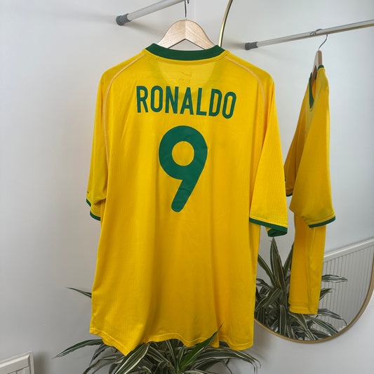 Brazil Ronaldo R9 2000/02 Home Size XXL
