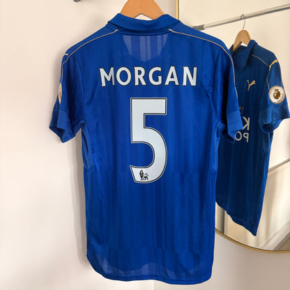 Leicester City Home Wes Morgan #5 2016/17 Size M *Mint*