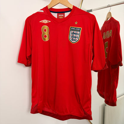 England Away Frank Lampard #8 2006/08 Size L*Mint*