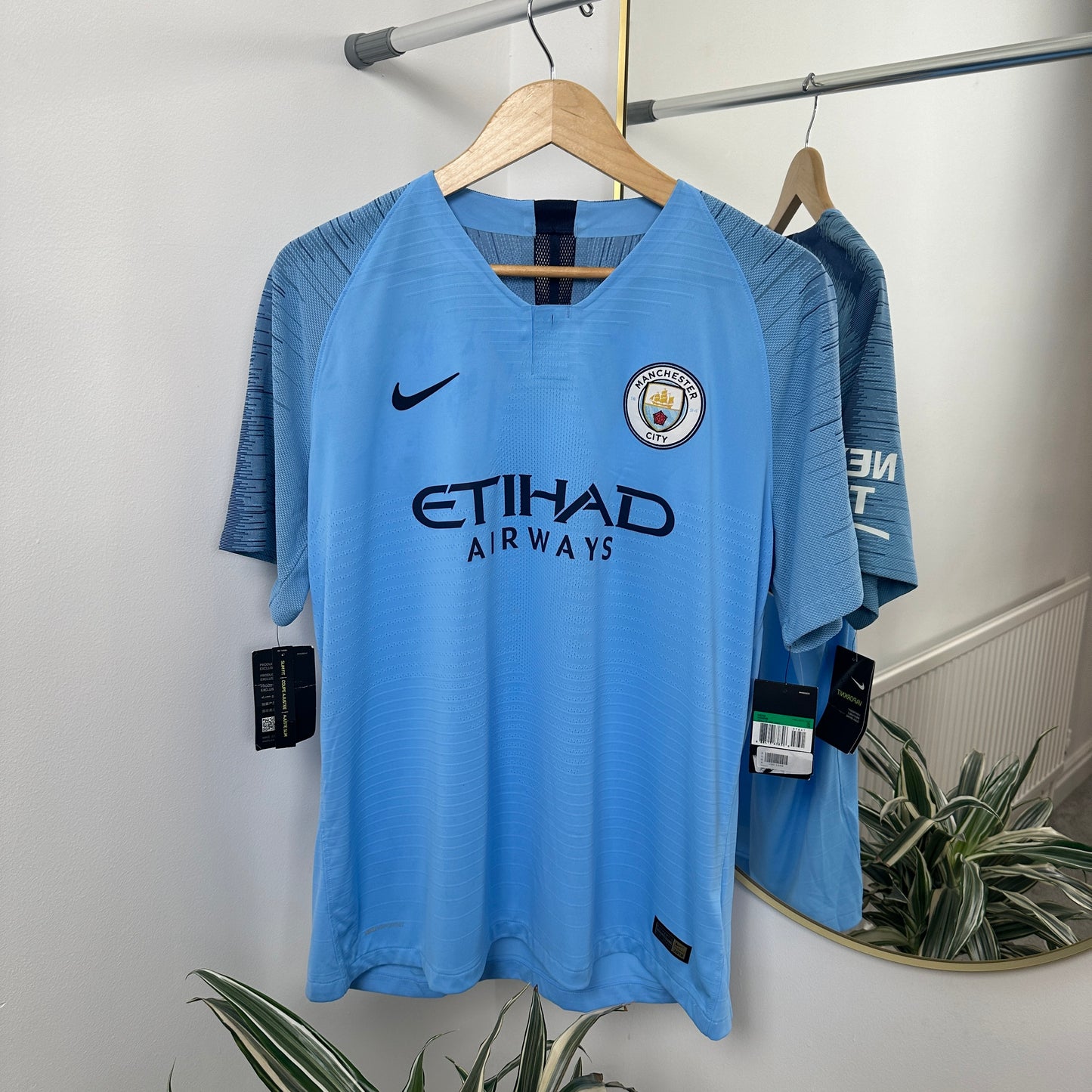2018/19 Manchester City Phil Foden Vaporknit Home shirt Size XL BNWT 894418-489 Nike