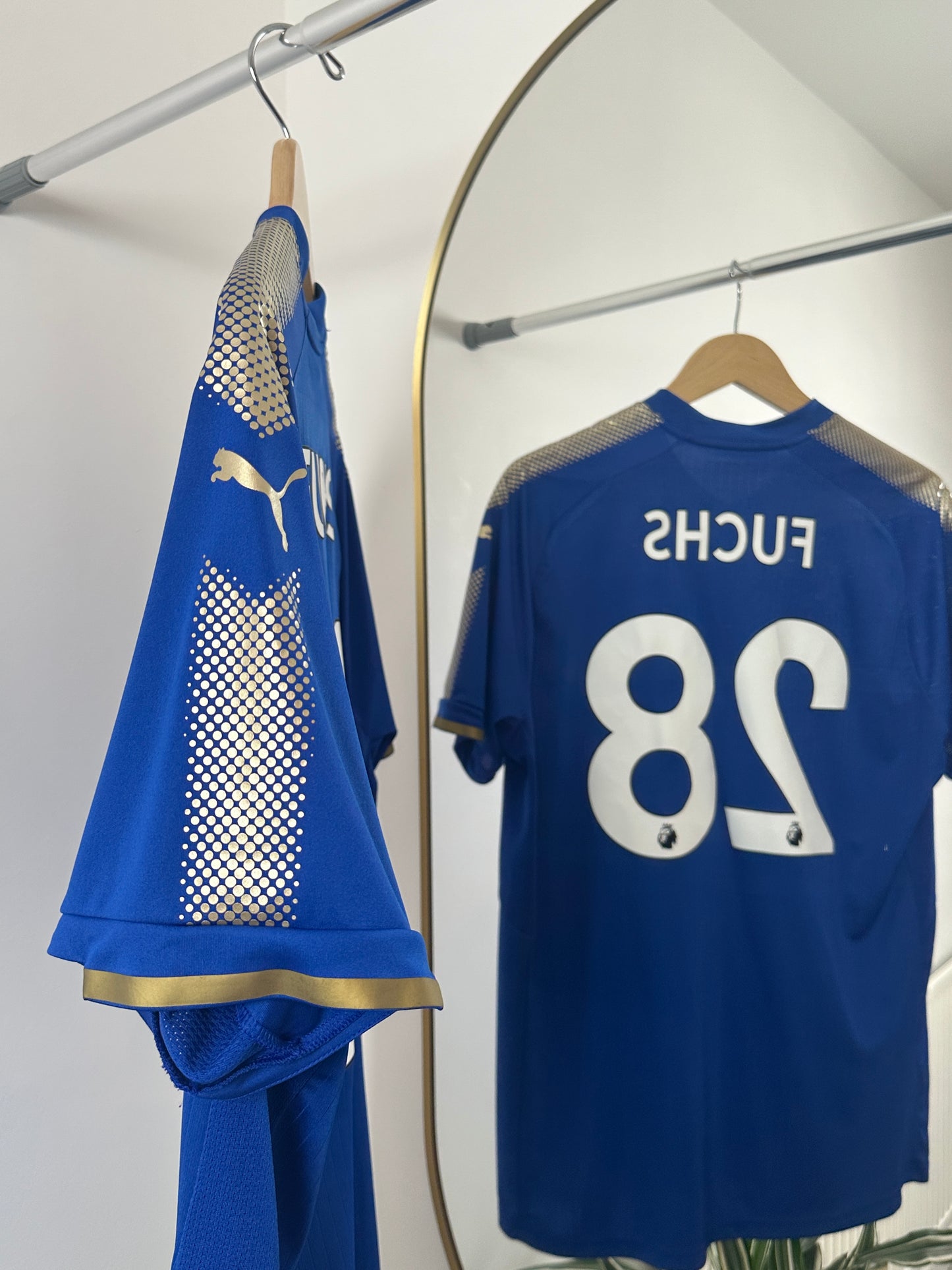 Leicester City Away Fuchs 2017/18 Size XL
