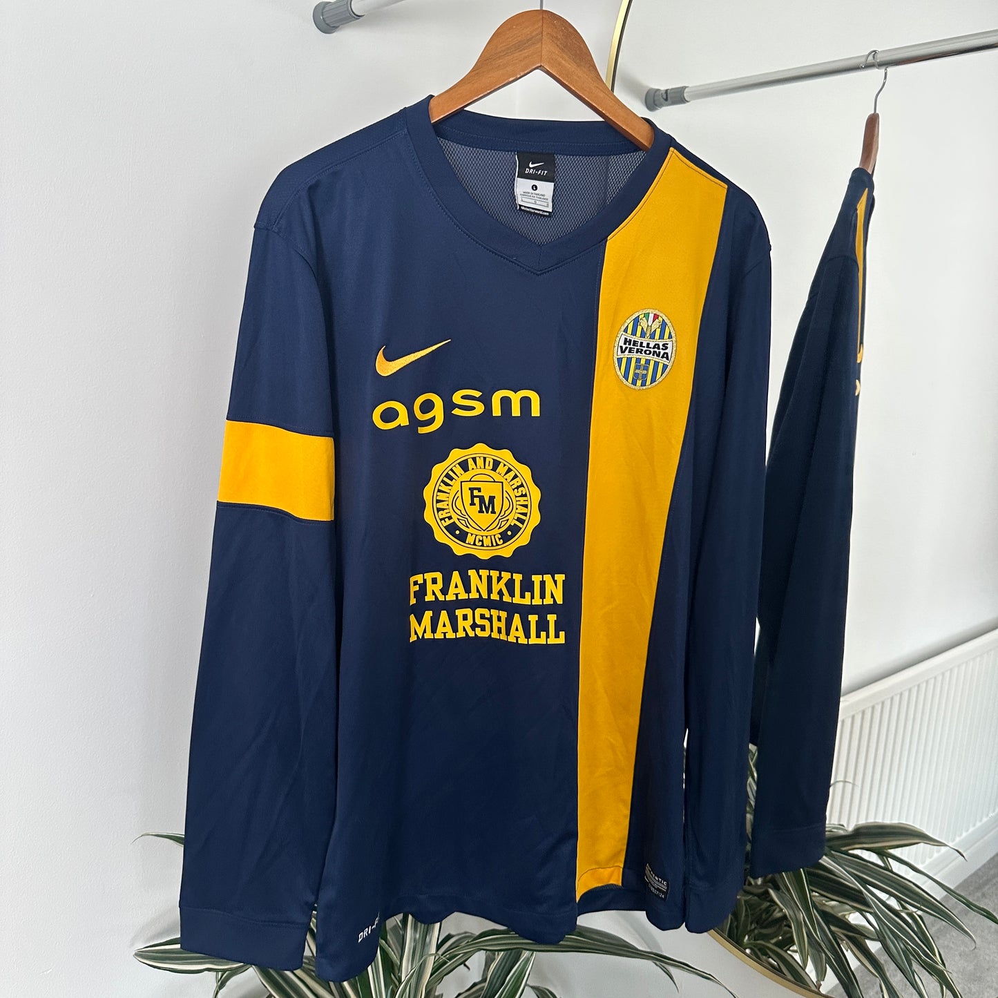 Hellas Verona Away 2013/14 Long Sleeve Size L