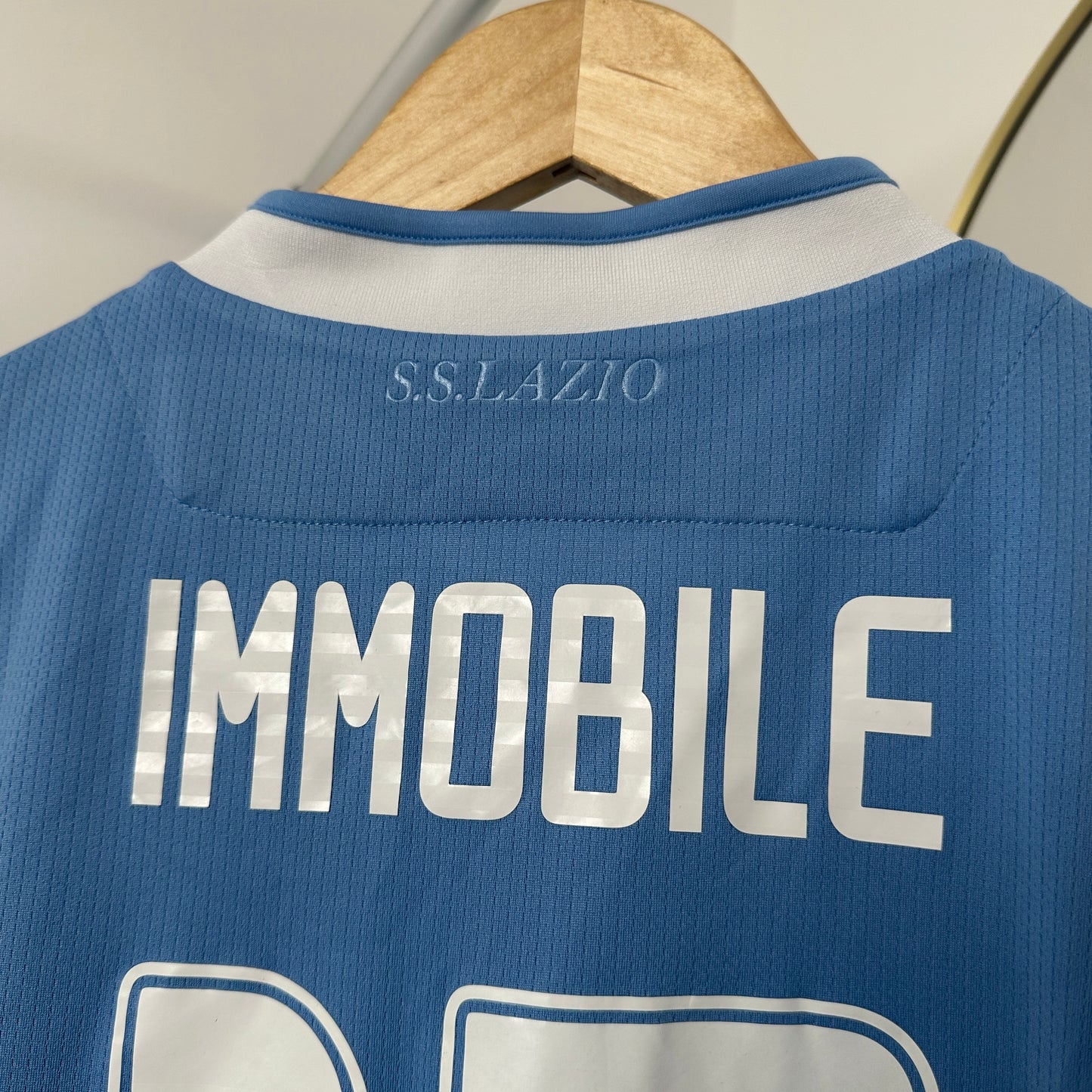 Lazio Home 2019/20 Ciro Immobile Size XL