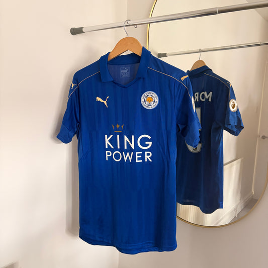 Leicester City Home Wes Morgan #5 2016/17 Size M *Mint*