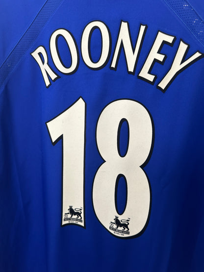 Everton Home 2003/4 Wayne Rooney #18 Authentic XL